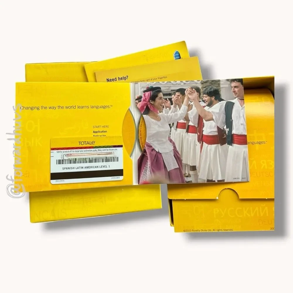 Rosetta Stone TOTALe Spanish Latin America Level 1 Version 4 Software
